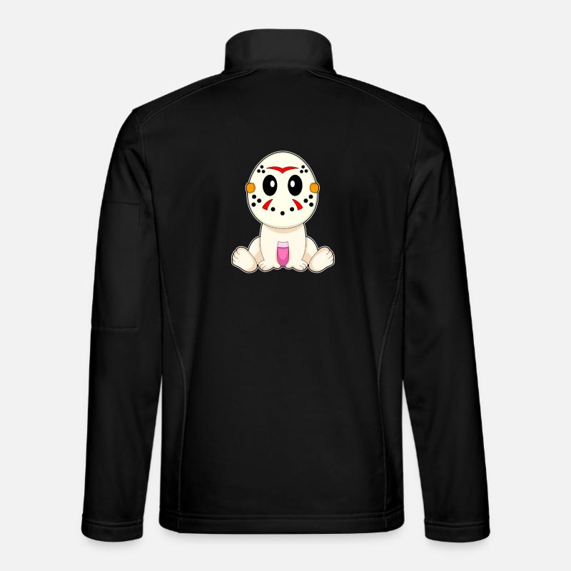 Bébé Halloween - Veste en tissu softshell Unisexe - noir