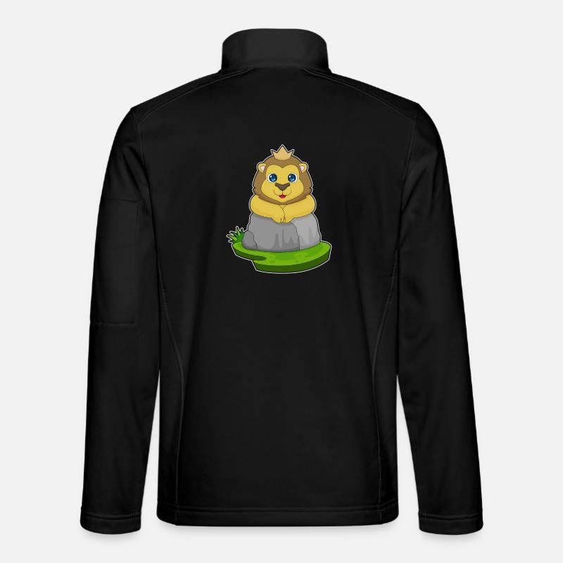 Couronne du Roi Lion - Veste en tissu softshell Unisexe - noir