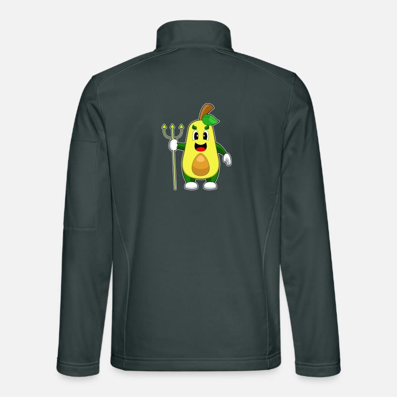 Avocat Halloween Devil Veste en tissu softshell Unisexe