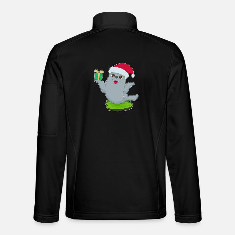 Paquet de Noël scellé - Veste en tissu softshell Unisexe - noir