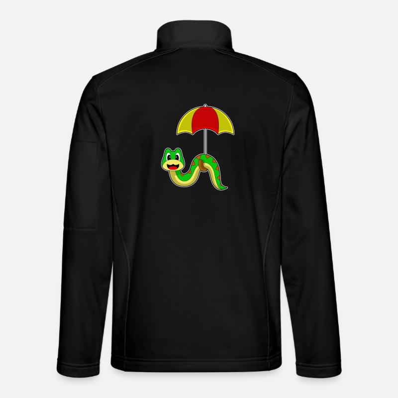 Snake Umbrella - Unisex Softshell Jacket - black