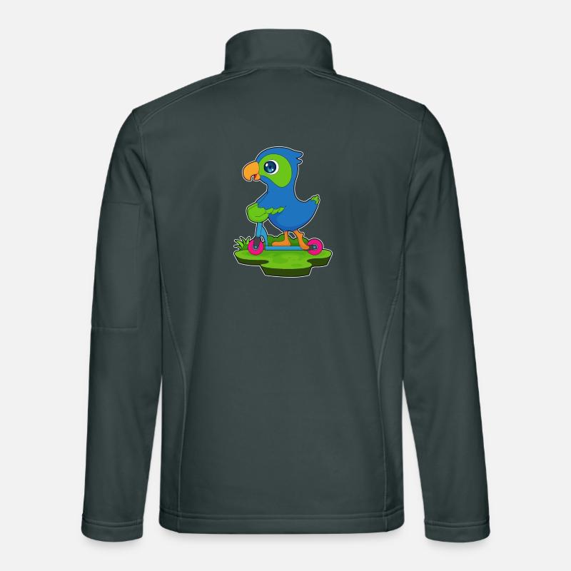 Parrot Scooter Unisex Softshell Jacket