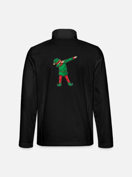 Elf Weihnachten Hip Hop Tanz - Unisex Softshelljacke - Schwarz