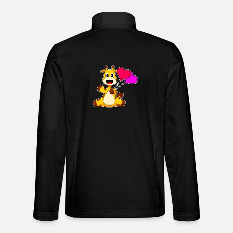Ballon girafe Veste en tissu softshell Unisexe