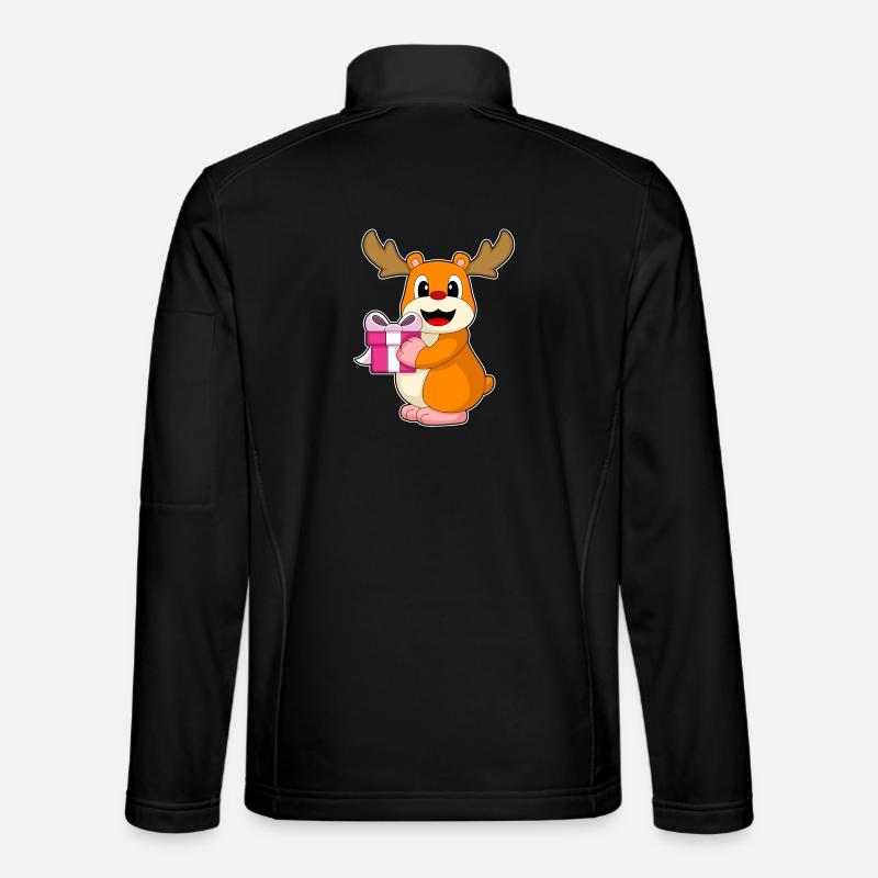Hamster Weihnachten Paket - Unisex Softshelljacke - Schwarz