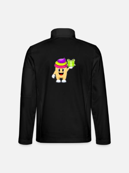 Cupcake Weihnachten Paket - Unisex Softshelljacke - Schwarz - Hinten