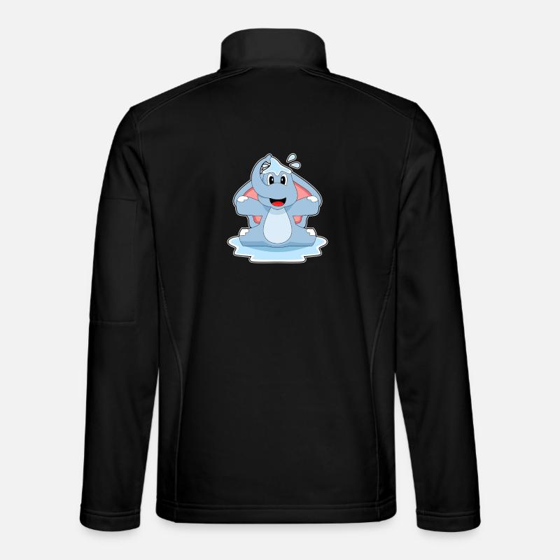 Elephant Water - Unisex Softshell Jacket - black