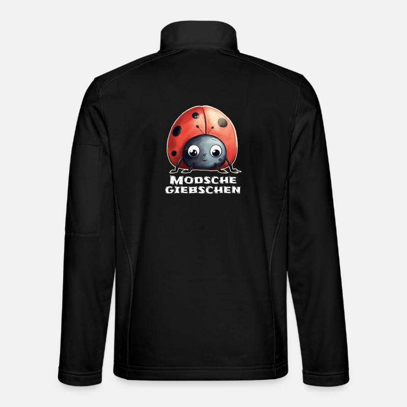 Modschegiebchen Marienkäfer Sächsisch Geschenk Unisex Softshelljacke