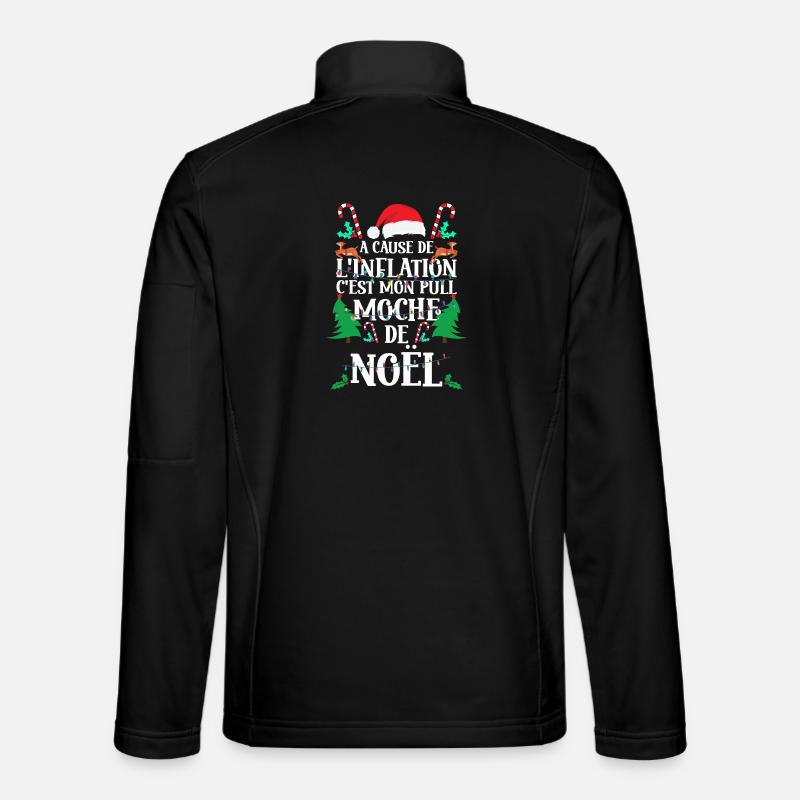 Pull Moche De Noël Veste en tissu softshell Unisexe
