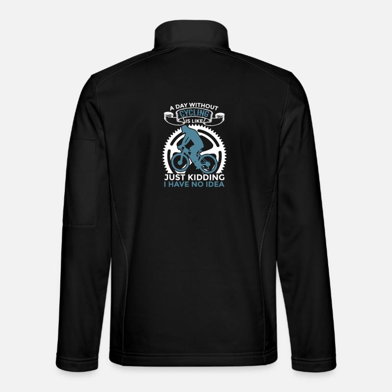Motivation à vélo - Veste en tissu softshell Unisexe - noir