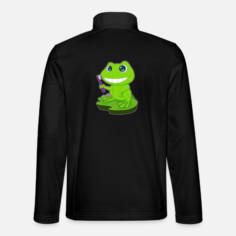 Brosse à dents grenouille Veste en tissu softshell Unisexe