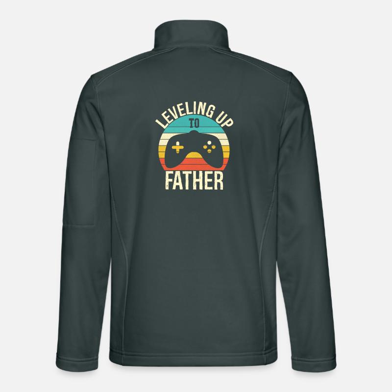 Leveling up to father Veste en tissu softshell Unisexe