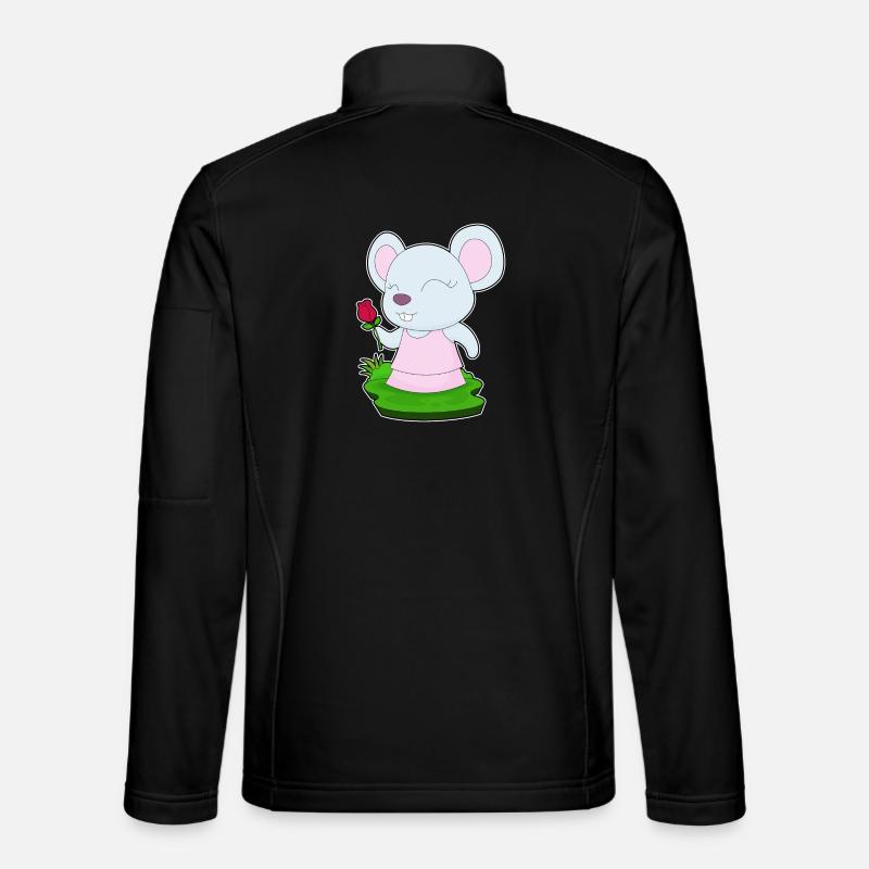 Mouse Rose Veste en tissu softshell Unisexe