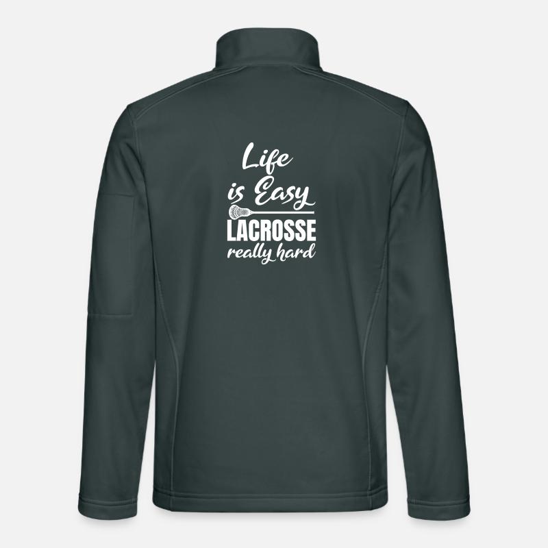 Lacrosse Player Motivation Unisex Softshell Jacket