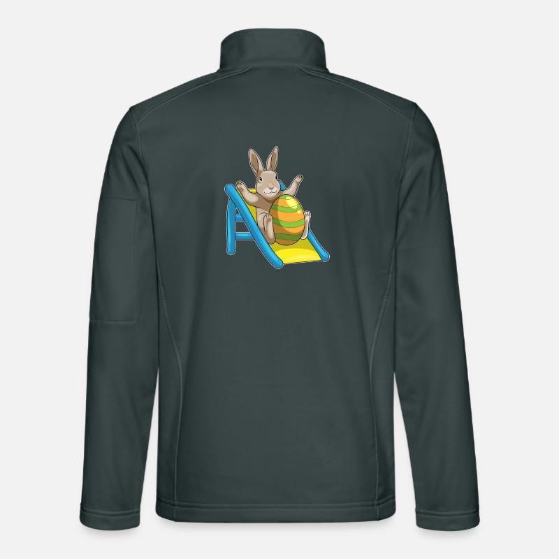 Bunny Easter Slide Unisex Softshell Jacket