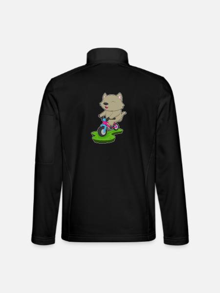 Vélo de chat - Veste en tissu softshell Unisexe - noir