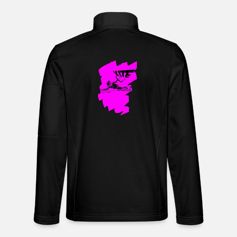 Pink Kite - Unisex Softshell Jacket - black