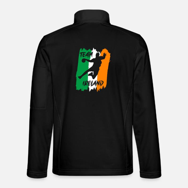Handball Team Ireland - Unisex Softshell Jacket - black