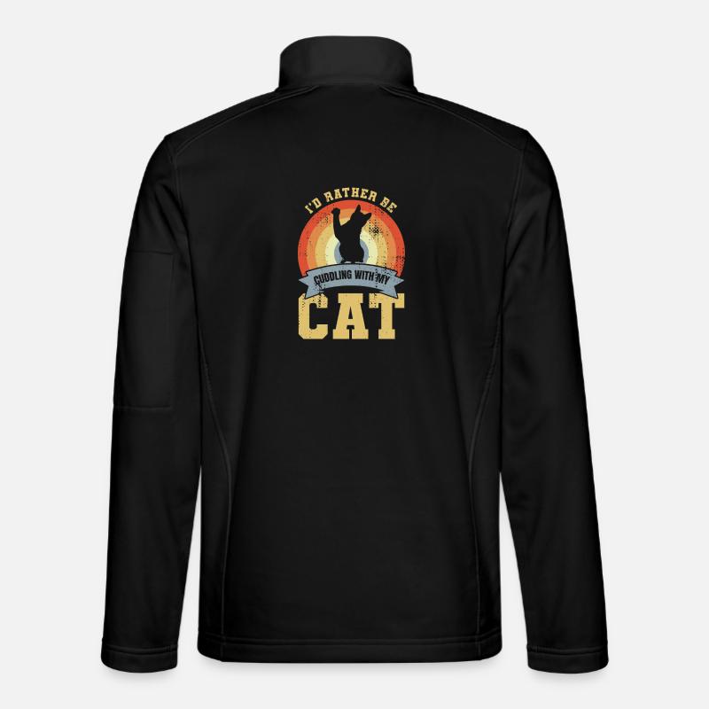 Katzenbesitzer Witz Unisex Softshelljacke