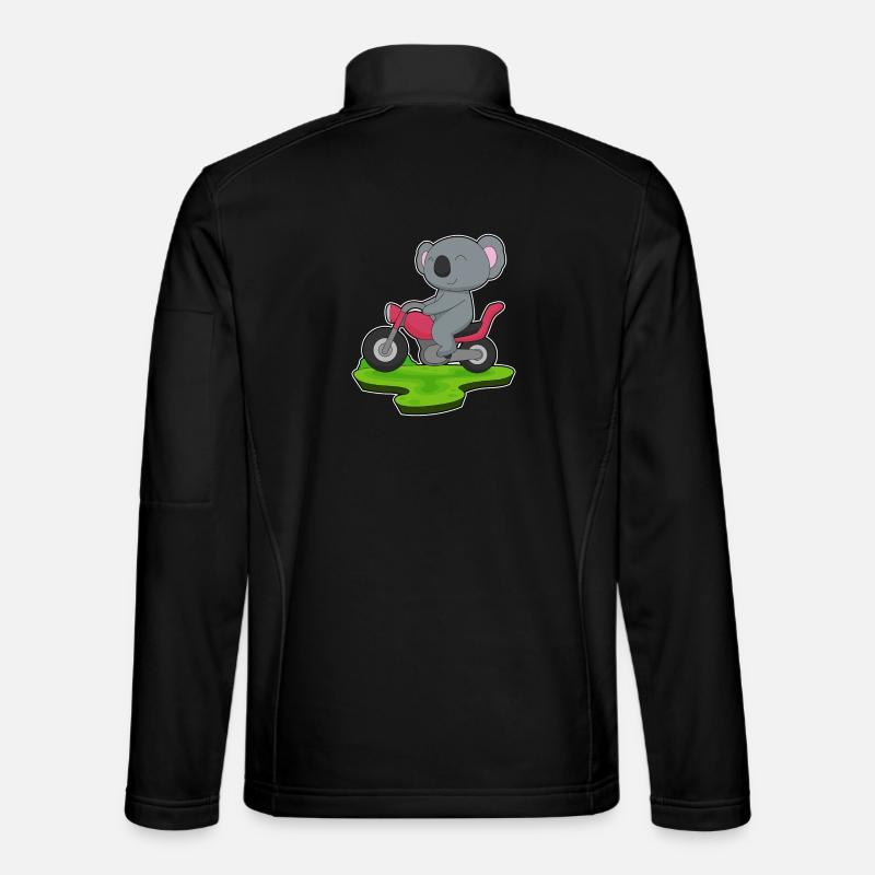 Koala Motorrad - Unisex Softshelljacke - Schwarz