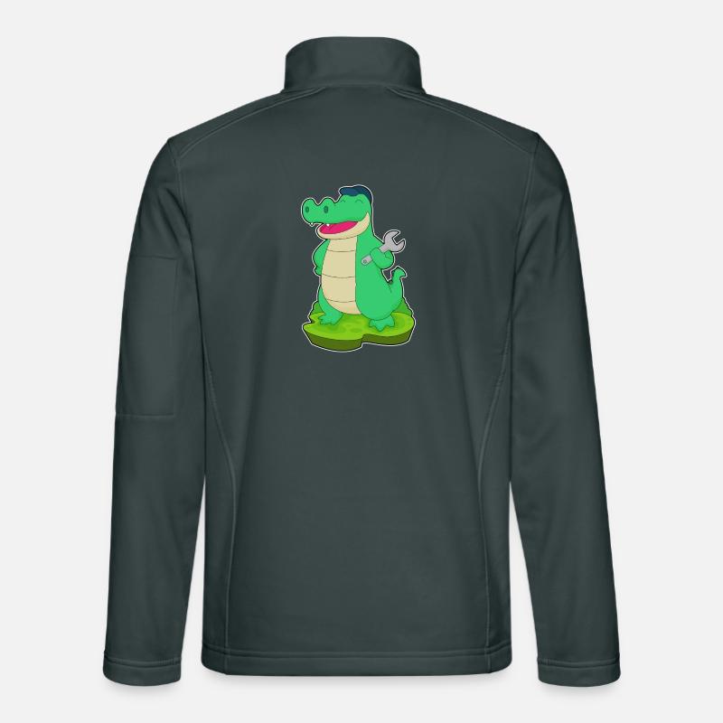 Atelier de Mécanique Crocodile à Clés Veste en tissu softshell Unisexe