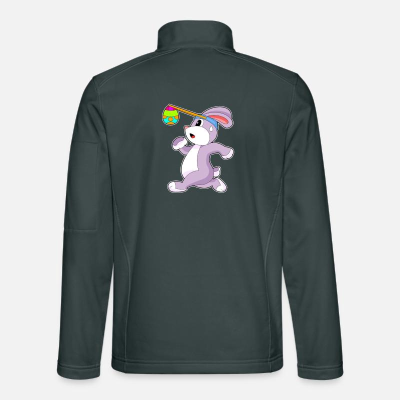 Jogging de Pâques avec un lapin Veste en tissu softshell Unisexe