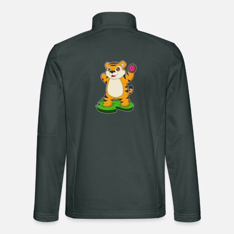 Tiger Donut Unisex Softshell Jacket