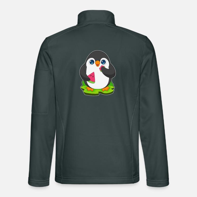 Pastèque manchot Veste en tissu softshell Unisexe