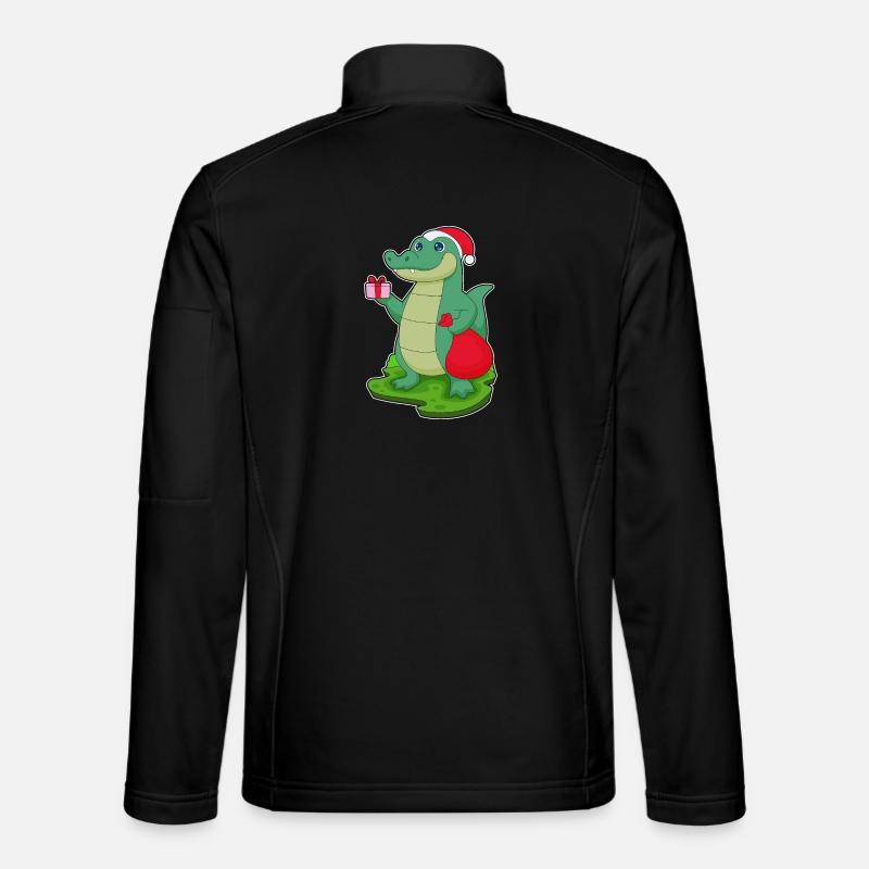 Crocodile Christmas Package Unisex Softshell Jacket