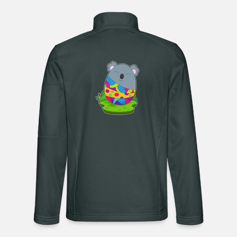 Oeuf de Pâques Koala Veste en tissu softshell Unisexe