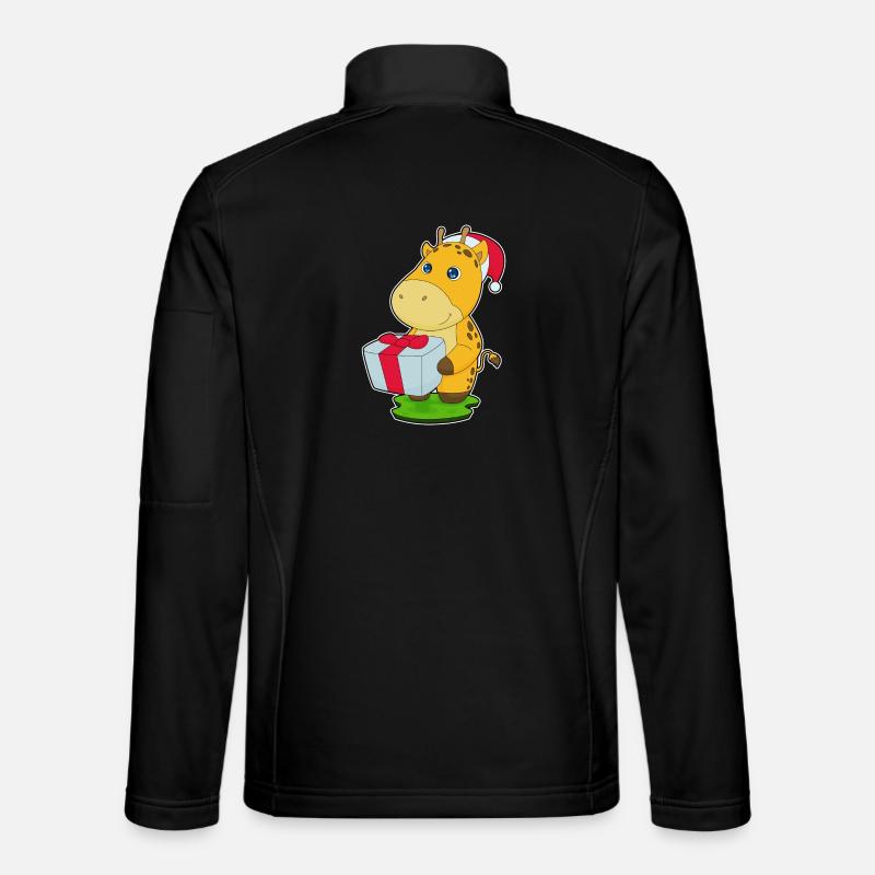 Giraffe Weihnachten Paket Unisex Softshelljacke