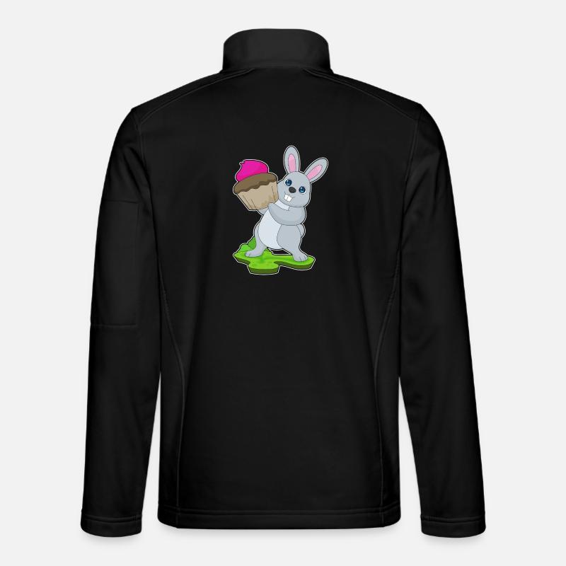 Bunny Cupcake - Unisex Softshell Jacket - black