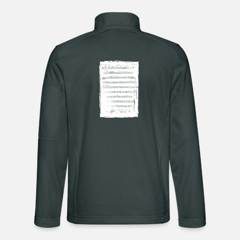 Partition de musique Veste en tissu softshell Unisexe