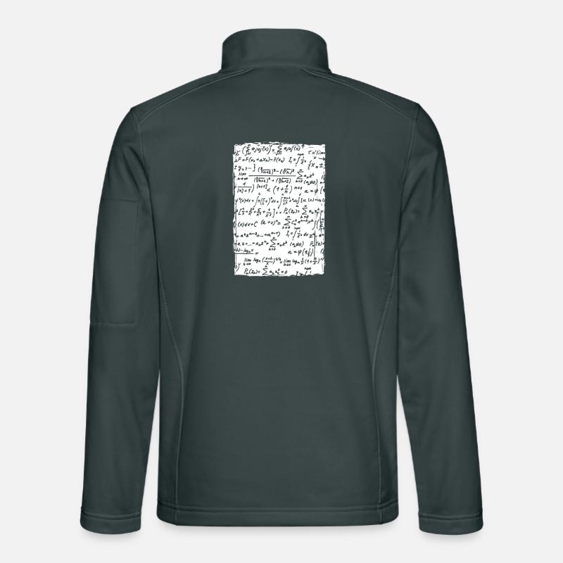 Formules mathématiques Veste en tissu softshell Unisexe