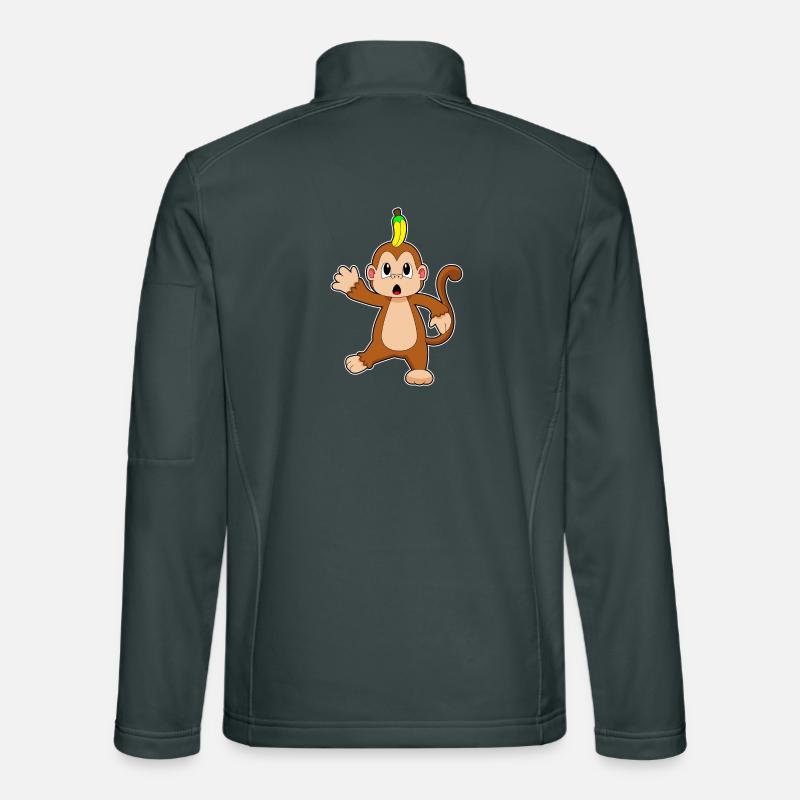 Banane Singe Veste en tissu softshell Unisexe