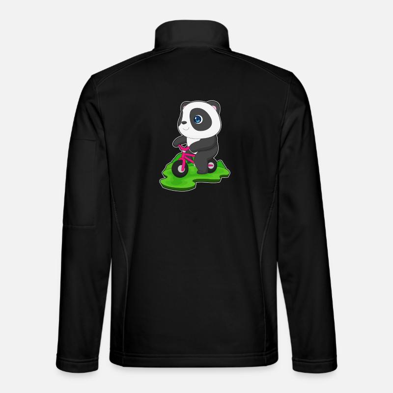Vélo Panda - Veste en tissu softshell Unisexe - noir