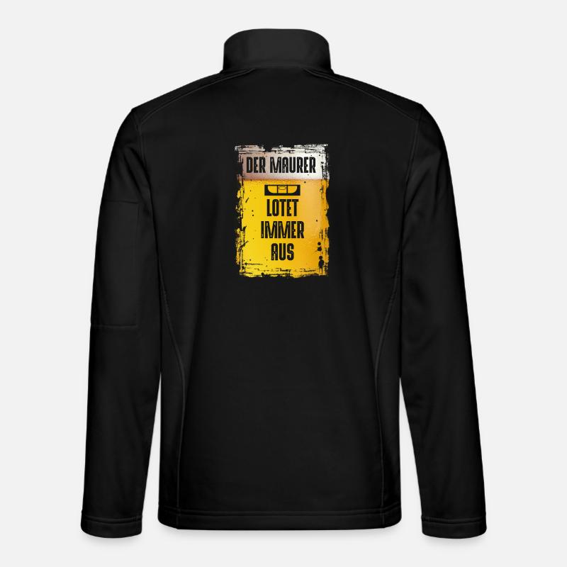 Der Maurer | Lotet Immer Aus! Unisex Softshelljacke