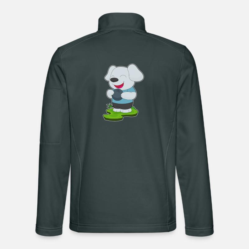 Hund Bowling Bowlingkugel Unisex Softshelljacke