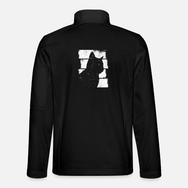Katze - Unisex Softshelljacke - Schwarz