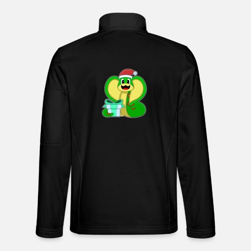 Snake Christmas Package Unisex Softshell Jacket