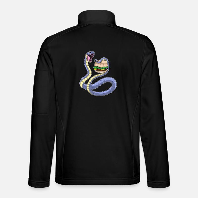 Schlange Cheeseburger Unisex Softshelljacke