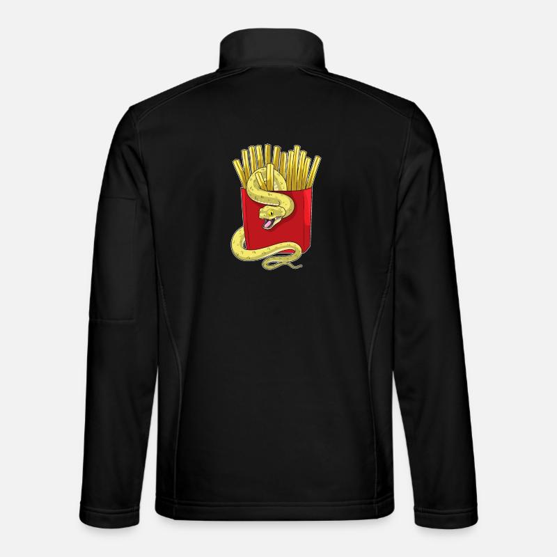 Frites serpent - Veste en tissu softshell Unisexe - noir