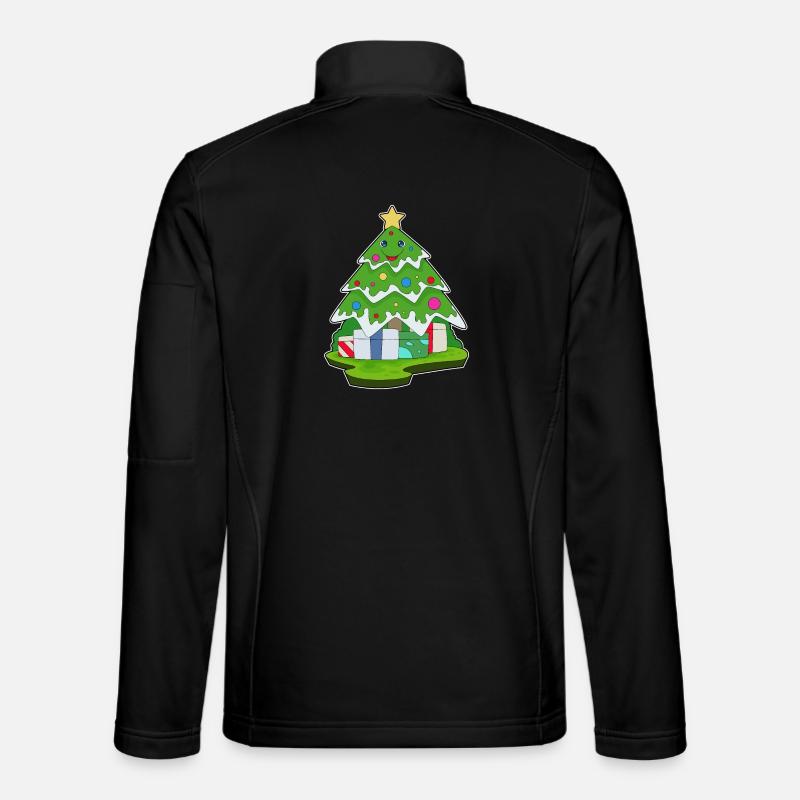 Weihnachtsbaum Weihnachten Pakete Unisex Softshelljacke