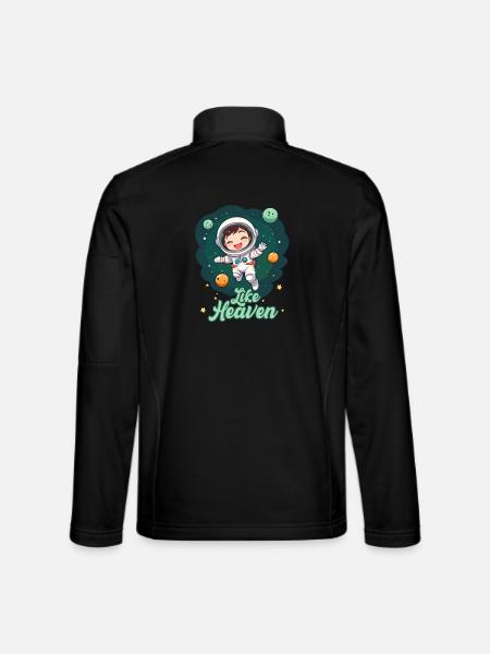 Like Heaven - Astronaut - Unisex Softshell Jacket - black