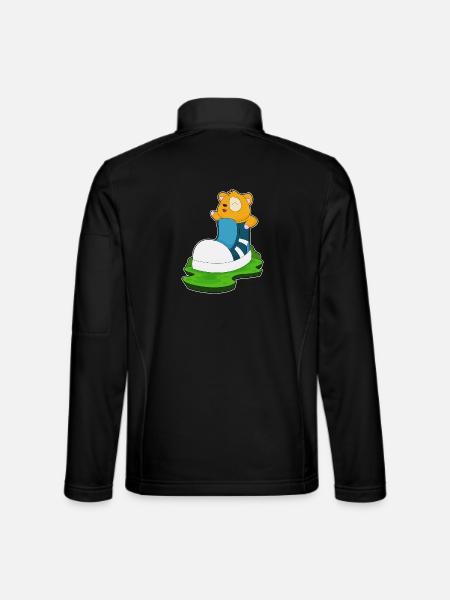 Hamster Schuh - Unisex Softshelljacke - Schwarz