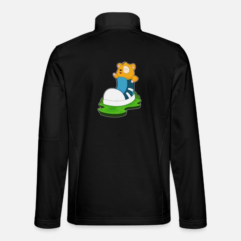 Hamster großer Schuh - Unisex Softshelljacke - Schwarz