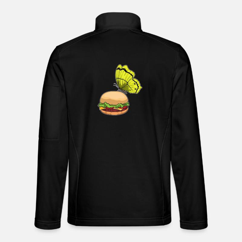 Schmetterling Cheeseburger Unisex Softshelljacke