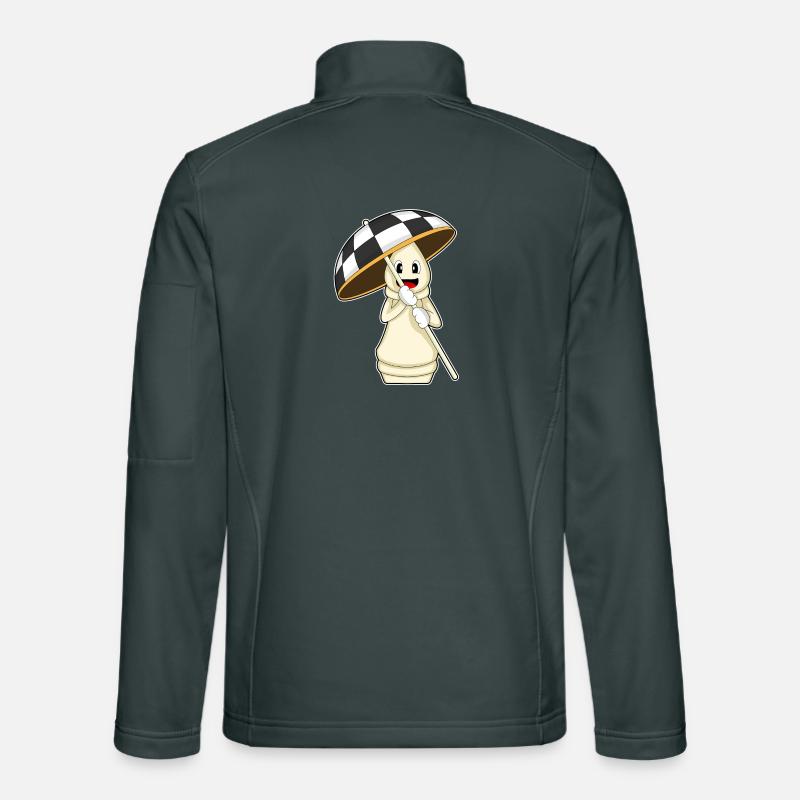 Pièce d’échecs Tour Échecs Veste en tissu softshell Unisexe