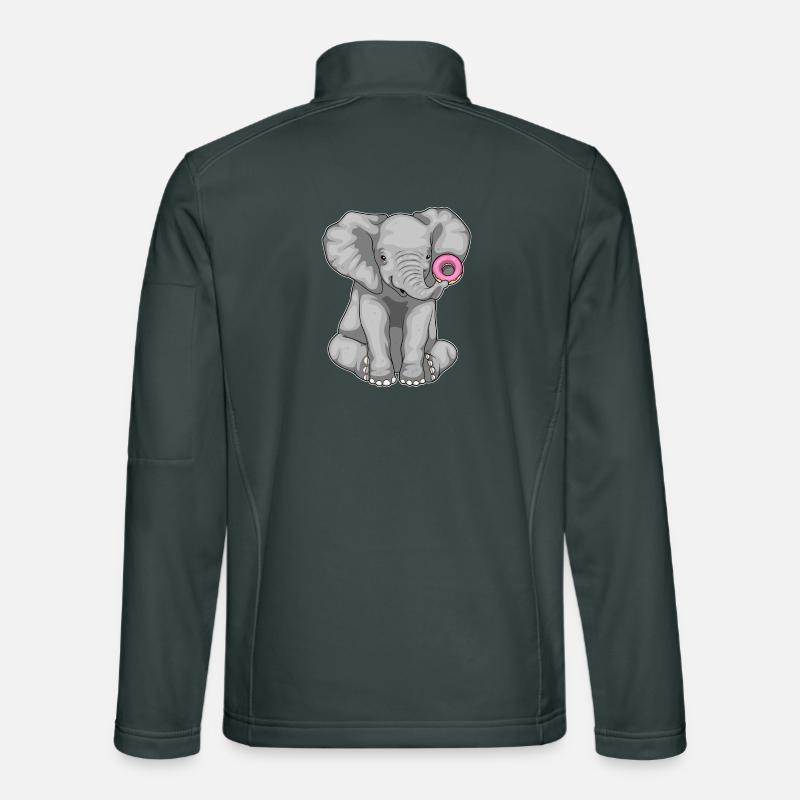 Elephant Donut Unisex Softshell Jacket