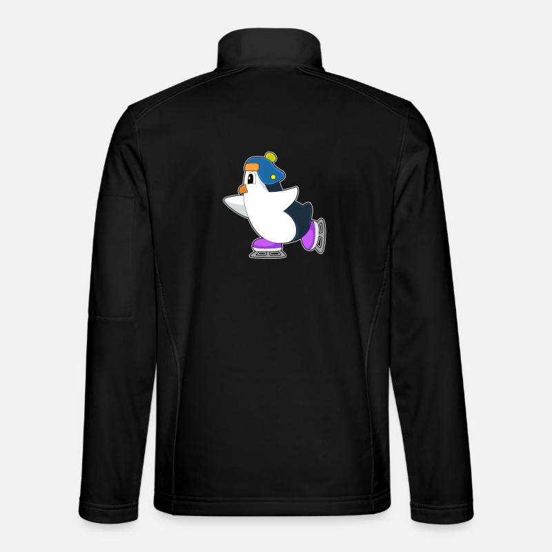 Patins à glace Penguin - Veste en tissu softshell Unisexe - noir